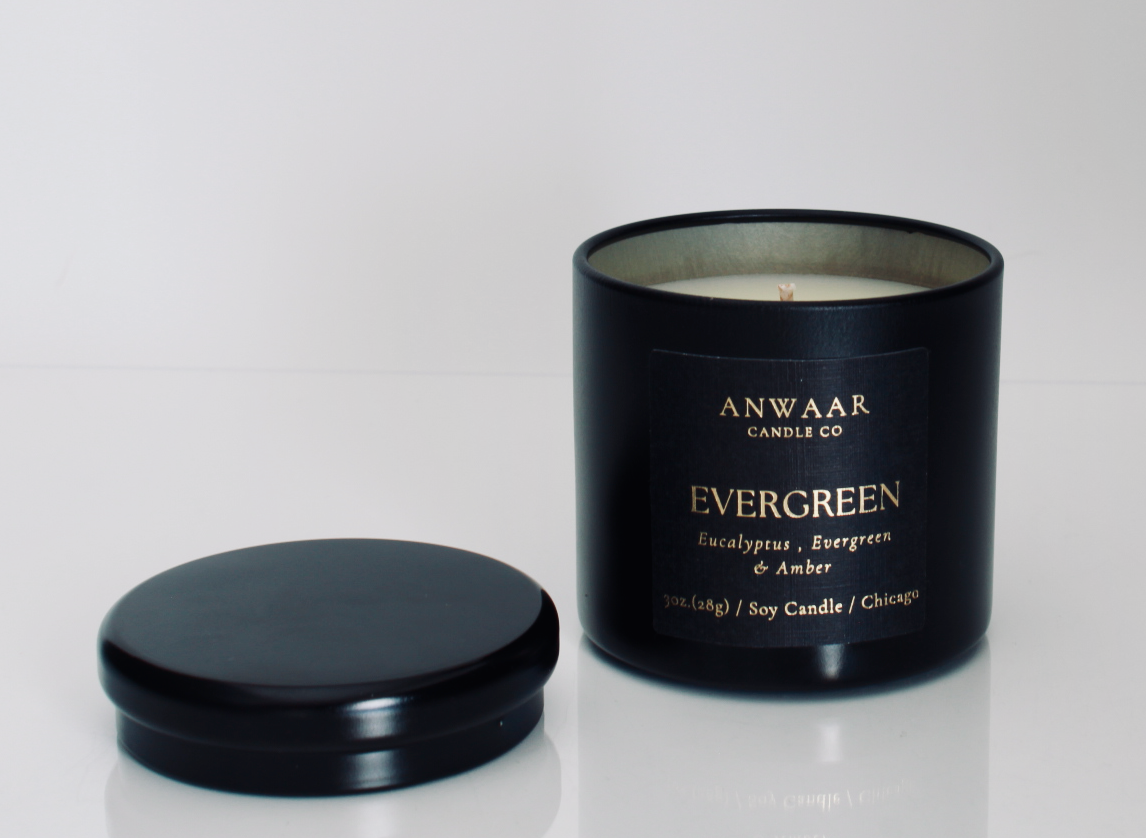 EVERGREEN TRAVEL CANDLE