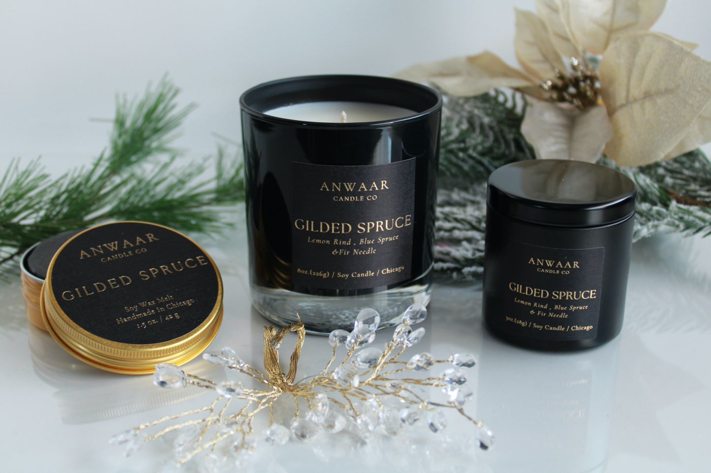 GILDED SPRUCE WAX MELT